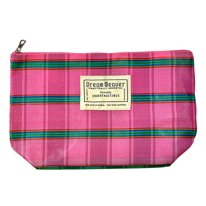 The Ditty Personal Incidentals Bag - Watermelon Patch Plaid