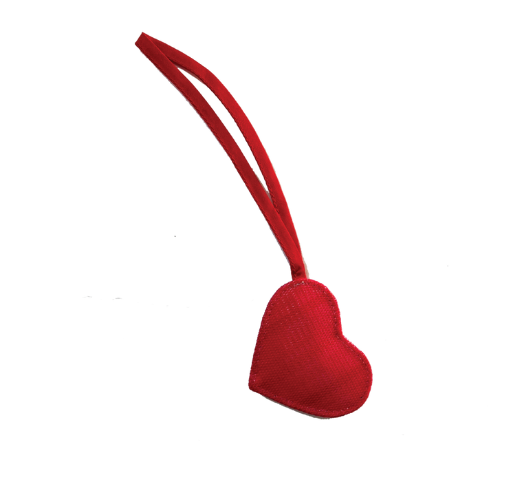 The Puffed Heart - Holiday Red