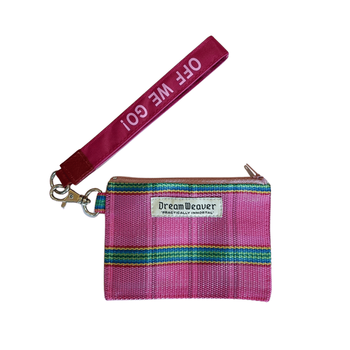 The Strap Happy Wristlet with Phone Carrier - Watermelon Patch Plaid