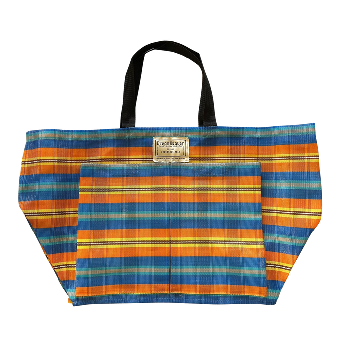 The Big Haul - Beach Tote - Sunset Stripe