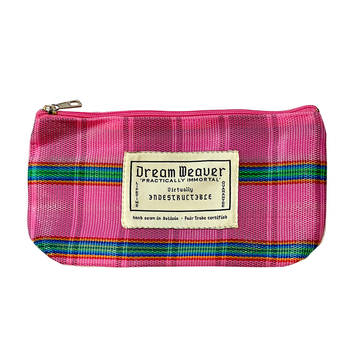 The Kit Minimal Essentials Bag - Watermelon Patch Plaid