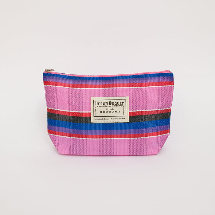 The Ditty Personal Incidentals Bag - Bubble Gum Stripe